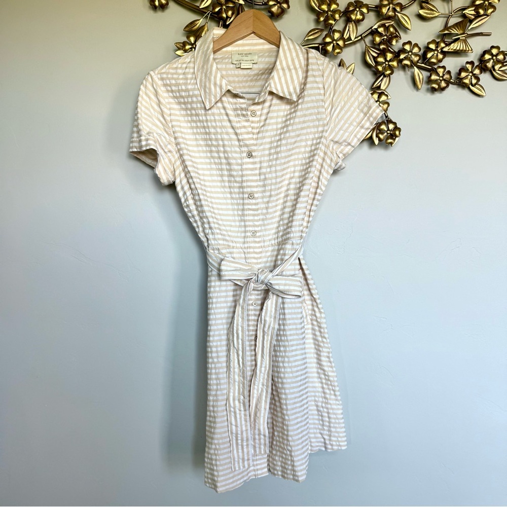 Kate Spade Harriet Cream Shirt Dress